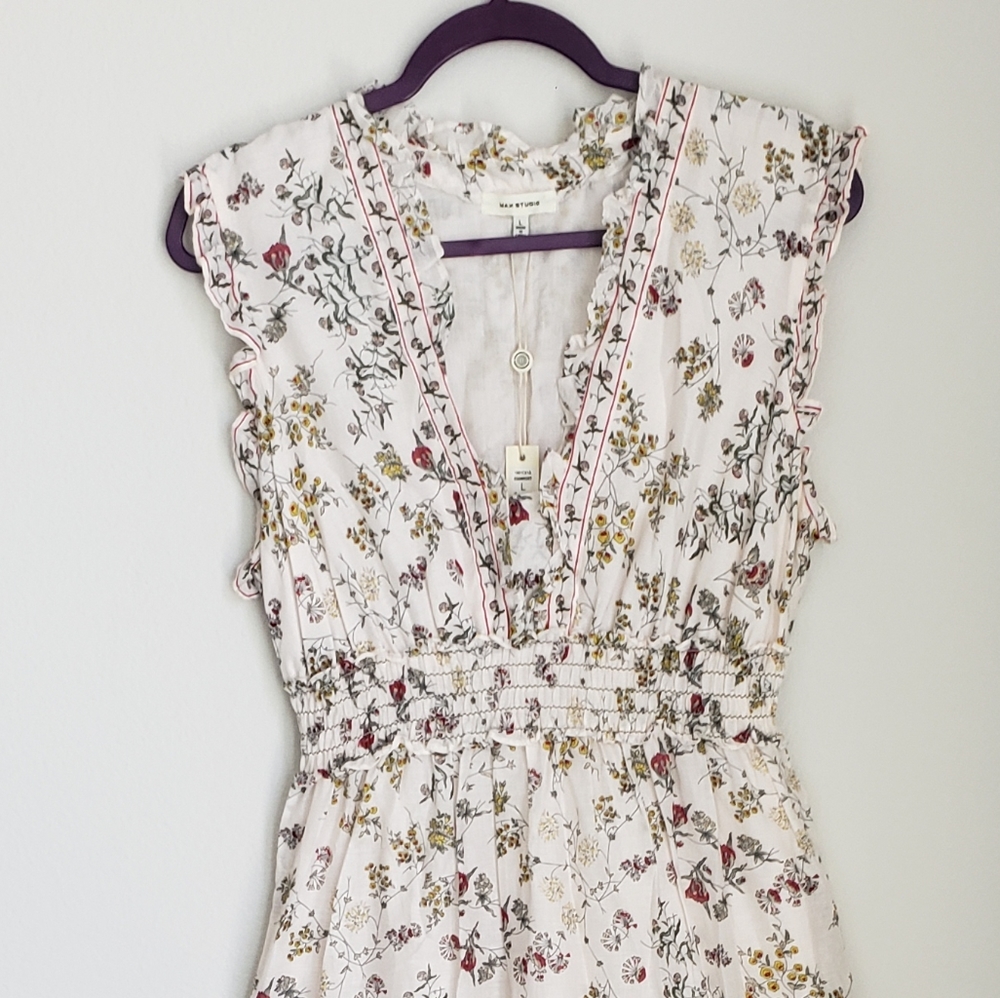 Max Studio Dress Maxi Romantic Floral